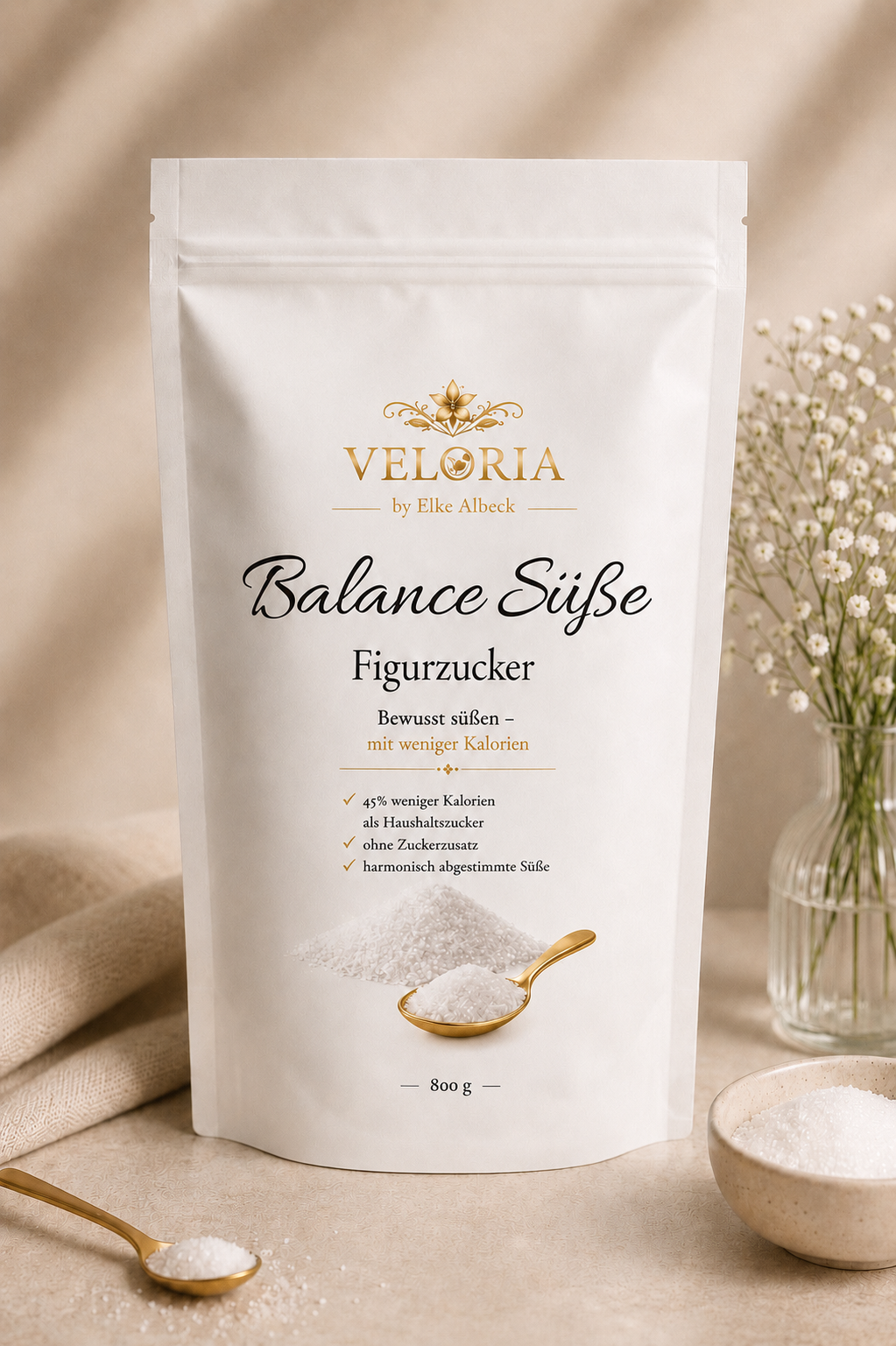 Zuckermischung | Balance Süße – Figurzucker | VELORIA